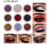 Sombra de ojos Metal brillo polvo paleta de maquillaje pigmento brillante púrpura sombras brillantes cosméticos profesionales brillantes 02