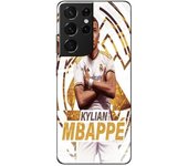 Coque Maniacase pour Samsung Galaxy S21 Ultra 5g Kylian Mbappe Real Madrid wallpaper celebration