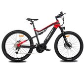 Bicicleta de montaña eléctrica HedaTX TX11, neumáticos de 27,5 , motor de 500 W, batería de 48 V y 15 Ah gris