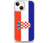 Coque iPhone - Drapeau Croatie - iPhone 13 mini - Souple - Multicolore - Diseño único