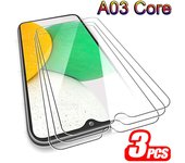 Vidrio Protector para Samsung Galaxy A03 Core / A03 vidrio templado A03Core SM-A032F, SM-A032F/DS HD película protectora de pantalla Samsung A03 Core blanco