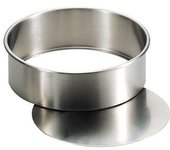 Molde para pastel Suncraft PP-611 PP-611, con base extraíble, 7.1 pulgadas (18 cm), Hecho en Japón, acero inoxidable, apto para lavavajillas, decorativo, para salón, pastel, confitería.
