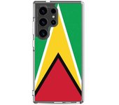 Coque Téléphone - Samsung - Galaxy S21 - Drapeau Guyana - Souple - Multicolore
