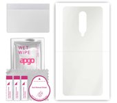 apgo MATTE Protective Skin Sticker for the back compatible with OnePlus 8 5G UW, Wrap Film, Hydrogel Film, Flexible, Soft TPU with positioning layer e