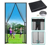 Cortina de puerta con pantalla magnética, mosquitera, malla mosquitera, cierre automático, fácil instalación, novedad de 2022 70x200cm