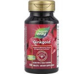 Nature's Way, Ginkgold®, Premium Ginkgo Extract, 120 mg, 150 Tablets (60 mg per tablet)