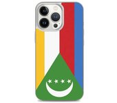 Funda iPhone - Drapeau Comores - iPhone 13 Pro - Souple - Multicolore - Verticale