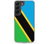 Coque Téléphone - Samsung - Galaxy S22 Plus - Drapeau Tanzanie - Souple - Multicolore