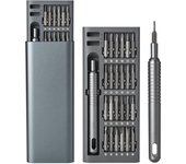 Juego de destornilladores de precisión 51 en 1, juego de destornilladores portátiles con 48 puntas magnéticas, destornillador hexagonal Torx para iPhone, computadora portátil, PC, reloj, anteojos Alloy Steel