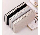 Cartera de mano elegante con purpurina para mujer, bolso de noche para citas, baile, boda, fiesta, banquete, cartera para mujer 22X11.5X4cm