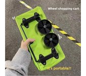 Carretilla de mano plegable impermeable: Carrito de compras portátil Internet Sensation