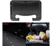 Mesa con volante, mesa de comida para el volante del automóvil, bandeja para computadora portátil, escritorio para el automóvil para comer, escritorio con volante para modelos 3/S/X/Y