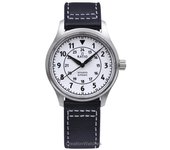 Ratio Skysurfer Pilot Reloj para hombre con esfera luminosa completa de cuero automático RTS316 200M blanco