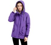 Abrigo de invierno para mujer, nuevo abrigo cálido de algodón, chaqueta con capucha informal de algodón grueso y terciopelo 5XL negro