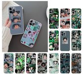 Funda de teléfono para Iphone 14 13 12 11 Pro Max Xs Max Xr X 12mini 14 Plus Se Midoriya Izuku My Hero Academia Funda Capa celular iphone 14ProMax