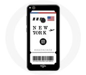 Coque pour Huawei P8 Lite 2017 Billet d'avion New York