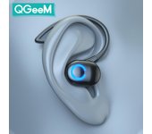 QGeeM X8 TWS Control táctil auriculares inalámbricos Bluetooth portátiles en auriculares con micrófono para teléfono móvil negro