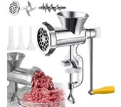Picadora de carne Manual, mesa, embutidor de salchichas de mano, cocina de acero inoxidable
