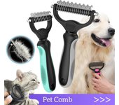 Peine para quitar el pelo de mascotas, cepillo para perros y gatos, herramienta de aseo para mascotas, peines para quitar el pelo de cachorros, cepillo para quitar el pelo de mascotas