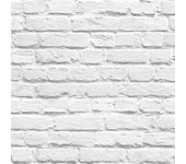 Fondo de pantalla de ladrillo Muriva 10m x 52cm blanco