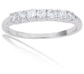 Alliance Argent 'Pour la Vie' Blanc argenté (rhodié) - 3 mm 56 blanco