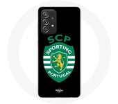 Coque maniacase pour Samsung Galaxy A52 scp sporting portugal fond noir