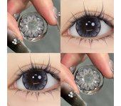Lentes de contacto ksseye Big Eyes de 14,5 MM, lentes de contacto para miopía, lentes de colores, gafas para muñecas, lentes de contacto graduadas de uso anual 0,00 ~-8,00 0.00 gris