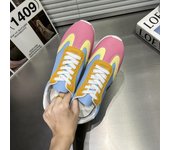 Zapatos casuales de plataforma cómodos con cordones y cabeza redonda de colores a juego para mujer, zapatillas de deporte para mujer 2024 35 blanco