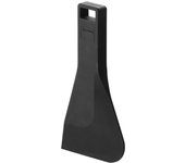 Raspador magnético de silicona Yamazaki Jitsugyo 6359, color negro, aprox.. Accesorios de cocina de torre: Espátula, cocina, limpieza, ancho 7 x profundidad 1 x alto 15 cm