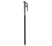 Piqueta Snow Peak de 30 cm, estaca sólida, 30 unidades, color plateado, suministros para tiendas de campaña, acampada al aire libre, R-103-SV plata
