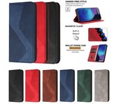 Funda de cuero con tapa para OPPO Reno 11F, 12F, 12FS, 13F, 9, 10, 11, 12, 13, F27 Pro Plus 4G y 5G con ranura para tarjeta OPPO Reno 9 5G/9 Pro 5G negro