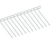 12Pcs Plant Stakes Reusable Plant Sticks Support Anti Rust Stem Flower Support for Home Garden Yard