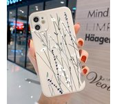 Protección de lente de cámara para Samsung galaxy A32 A51 A50 Redmi 9C Note9 iPhone 11 Funda para iPhone 12 Pro Max 6S 7 8 Plus Funda para teléfono con patrón de flores iPhone X