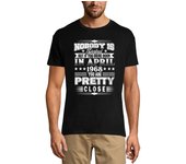 Camiseta ULTRABASIC para hombre, nadie es perfecto, pero si naciste en abril de 1968, regalo de cumpleaños número 53 XS negro