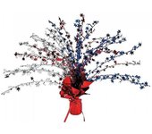 Creative Party Centro de mesa de fiesta con spray de aluminio One Size negro