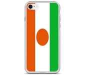 Funda iPhone - Drapeau Niger - iPhone SE 2020 - Souple - Multicolor - TPU Transparente