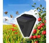 Detector de alarma de seguridad automático con sirena solar para exteriores, adecuado para granjas, huertos, campos y jardines