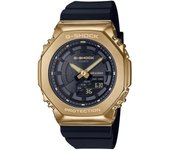 Casio G-SHOCK GM-S2100GB-1AJF [Modelo G-SHOCK Compact Size Metal Covered Series Black X Gold] Redondo