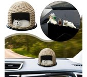 Lindo Gato de Dibujos Animados Consola Central de Coche Adornos Decoración Interior de Coche Salpicadero Espejo Retrovisor Colgante Regalos de Navidad