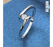 Anillo de plata de ley 925 con circonita AAAAA, joyería de moda para bodas 7#