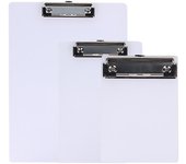 Portapapeles de plástico tamaño A4, carpeta para escribir, organizador de suministros de oficina, caja de almacenamiento, bloc de documentos, soporte para papel