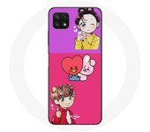 Coque pour Samsung Galaxy A22 5G BTS Bangtan BT21 Tata V Chimmy Jimin