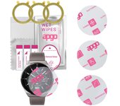3x apgo Ultra-Clear Hybrid Protector de pantalla compatible con Huawei Watch GT 3 Pro 46 mm, nano vidrio flexible, excelente reemplazo para vidrio templado, pantalla