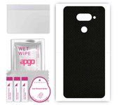 apgo Protective Skin Sticker for the back compatible with LG Q70, Wrap Film, Foil, Vinyl - Pattern Matrix