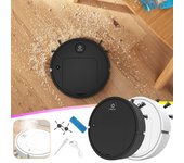 Robot aspirador inteligente para limpieza y barrido doméstico, con depósito de agua automático, barre y arrastra, robot aspirador integrado Free Size blanco