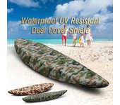 Cubierta Universal profesional para Kayak, cubierta protectora para almacenamiento de polvo, resistente al agua, resistente a los rayos UV, para canoa y barco Camouflage 3 4.0m