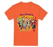 Camiseta Garfield Pet Force Burst para hombre S naranja