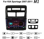 Radio de coche Android para KIA Sportage 2007-2011 con botón, reproductor Multimedia para coche, navegación GPS, WIFI, estéreo 2Din, 1 + 16GB 1+16GB