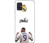 Coque Maniacase pour Samsung Galaxy A71 Kylian Mbappe Real Madrid 9 Hola