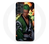 Funda para Samsung Galaxy A13 4G con diseño de Zoro de One Piece (arte 3D)